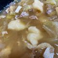 ★maimaiまま★'s cooksnap of when they made 【写真付き】お豆腐でふるふるすいとん♪.