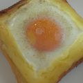ラリー＆サラ's cooksnap of when they made *忙しい朝に*マヨ目玉焼きトースト.