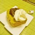 megmyon1's cooksnap of when they made ☆ふわふわ抹茶シフォン～黒豆甘納豆入り☆.