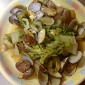 シマキス's cooksnap of when they made キャベツとあさりの酒蒸し.