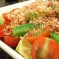･firststar's cooksnap of when they made アボカド★トマト★オクラの健康サラダ♪.