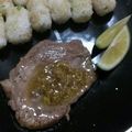 おろくにける's cooksnap of when they made 豚ロース肉のソテー　マスタードソース.