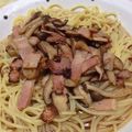 h_romy's cooksnap of when they made 簡単！きのこスープスパ.