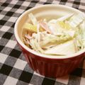 narimimama's cooksnap of when they made キャベツとりんごとハムのサラダ.