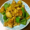 ぷ～にゃん♪'s cooksnap of when they made 妄想レシピ　なすピーマン　カレー炒め.