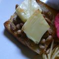 ママフィオ's cooksnap of when they made 朝ごはん・ランチに　私の納豆トースト.