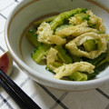 ピンクのたまご's cooksnap of when they made ゴーヤと油揚げの炒め物.