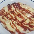 ミルク０７２５'s cooksnap of when they made 残りご飯で！簡単おいしいヘルシーピザ♪.