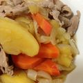 しろくま物語's cooksnap of when they made 簡単♪我が家の肉じゃがごぼう入り.