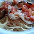 みいりっぷ's cooksnap of when they made 簡単！トマトパスタ♪.