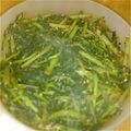 Mana48's cooksnap of when they made ごま油が香る大根の葉っぱ炒め♡.