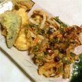 KUMI KUMI's cooksnap of when they made 残り物でフルコース：大根の葉入りかき揚げ.