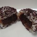 あんころべぇ's cooksnap of when they made 赤しそ風味のプチおはぎ.