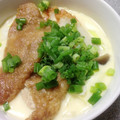 テンちゃん♪'s cooksnap of when they made きつねうどんの茶碗蒸し（きつね小田巻蒸）.
