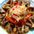 ichigopan2's cooksnap of when they made 秋刀魚の骨ごとアジアンマリネ。.
