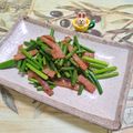 みかかめ's cooksnap of when they made ベーコンとにんにくの芽のオイスター炒め☆.