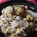 るみッくす's cooksnap of when they made 栗と鶏肉のおこわ♪.