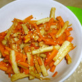 ハトぽっぽ's cooksnap of when they made ♪簡単♪ちくわと人参の炒めもの.