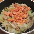 daikanon's cooksnap of when they made フライパン一つで、鮭のちゃんちゃん焼き.