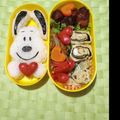 ふじま〜's cooksnap of when they made キャラ弁に〜簡単☆横顔じゃないスヌーピー.