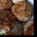ryoko1025's cooksnap of when they made きんぴらＤＥリメイクつくねバーグ★.
