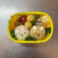 Chaaa_room's cooksnap of when they made お月見うさぎちゃん団子おにぎり＊キャラ弁.