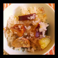 ﾒｲﾛｰｽﾞちゃん's cooksnap of when they made 甘栗とさつまいもの簡単！栗ご飯♬.