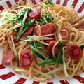 よねずぃ〜's cooksnap of when they made ウインナーのコンソメチーズパスタ.