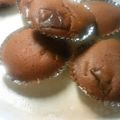 buleplanet's cooksnap of when they made しっとり濃厚チョコマフィン.