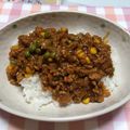 193ちゃん's cooksnap of when they made 簡単フライパンで、キーマカレー.
