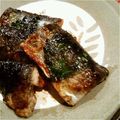 nammy's cooksnap of when they made 大葉で巻いて♪秋刀魚の蒲焼.