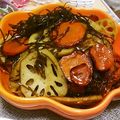 atom_amyo's cooksnap of when they made きざみ昆布とレンコンの煮物.
