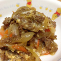 みゃおじじ's cooksnap of when they made 息子が大好きな☆ひき肉と玉ねぎの卵とじ.