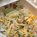 suiseikun's cooksnap of when they made 簡単節約☆もやしサラダ.