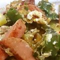 ななななぁー's cooksnap of when they made ゴーヤとピーマン＆魚肉ソーセージの炒め物.