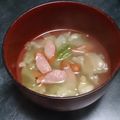 碧きりん's cooksnap of when they made ほとんど具✿キャベツとウィンナーのスープ.