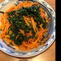 eriko_y's cooksnap of when they made サッと作る小鉢６ 人参と春菊の炒めナムル.