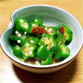 美寿季のこ's cooksnap of when they made うちの定番・オクラの梅和え.