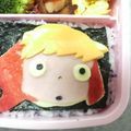 ももめぐママ's cooksnap of when they made ポニョ☆お弁当（キャラ弁）.