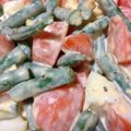 ぼくともえもん's cooksnap of when they made ＊人参と隠元と茹で卵のサラダ＊.