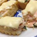 ちびっこらんと's cooksnap of when they made 厚揚げチーズ焼き☆中身は明太子とかいわれ.