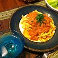 I LOVE COOKING's cooksnap of when they made カニ缶で！カニのトマトクリームスパ.