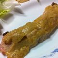 Yun370's cooksnap of when they made 鮭の幽庵風♪クリチ卵黄ソース焼き☆.