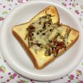 mario大好き's cooksnap of when they made 余りものでDEきんぴらごぼうトースト.