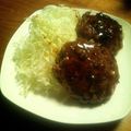放送部のまっしゅ's cooksnap of when they made 失敗しない美味しい簡単ハンバーグ.