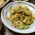kママ４１８７'s cooksnap of when they made ゴーヤ♡ にら♡ もやしの和え物.