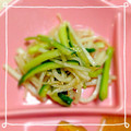 ぴぴぴのぴかりん's cooksnap of when they made 簡単！大根の中華風サラダ.