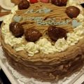 はなままぱぱ's cooksnap of when they made 渋皮煮☆モンブランｹｰｷで誕生日☆ホール.