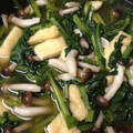 m_kera's cooksnap of when they made 小松菜としめじの煮びたし.