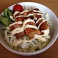 ももモン☆'s cooksnap of when they made カフェ風＊照り焼きチキン丼.